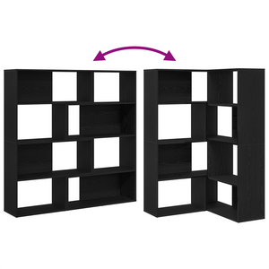 vidaXL Wardrobe 2 pcs Black Oak Look 85 x 85 x 140 cm