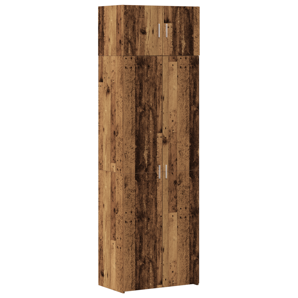 vidaXL Storage Cabinet 3 pcs Reclaimed Wood