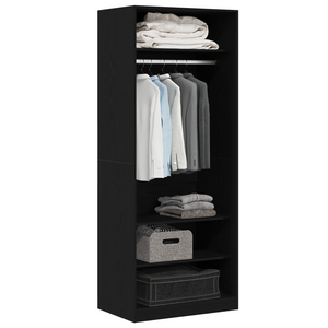 vidaXL Wardrobe Artisan Oak 80 x 50 x 200 cm Engineered Wood