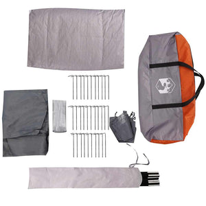 Oranger Camping Windschutz Wasserdicht 366x152 cm - Nordbrist
