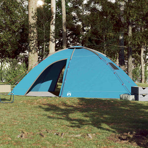 Wasserdichtes 8-Personen-Campingzelt - Blau - Nordbrist