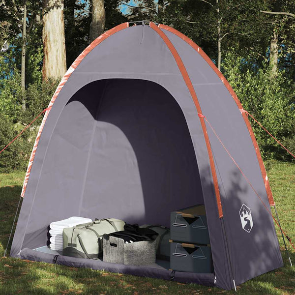 Wasserdichtes Camping-Lagerzelt Grau und Orange - Nordbrist
